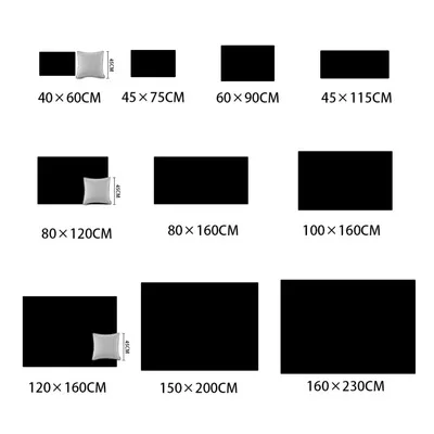 

2021 KEEP OFF Area Rugs Floor Mat Black and White Carpet Living Room Bedroom Bedside Bay Floor Mat Washable Parlor Mat Custom