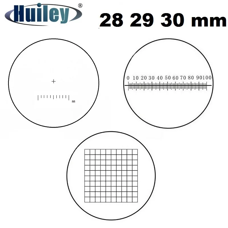 Калибровочные весы из оптического стекла диаметр 28 мм 29 30 перекрестная линейка