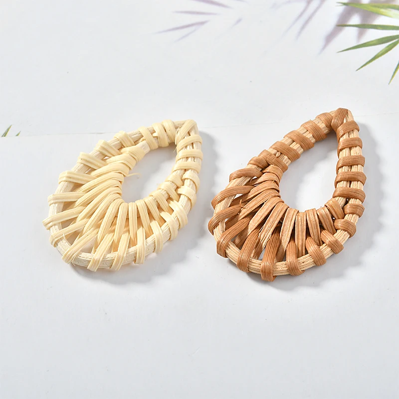 Праздник ветер натуральный ручной работы соломы ротанга капли воды полые