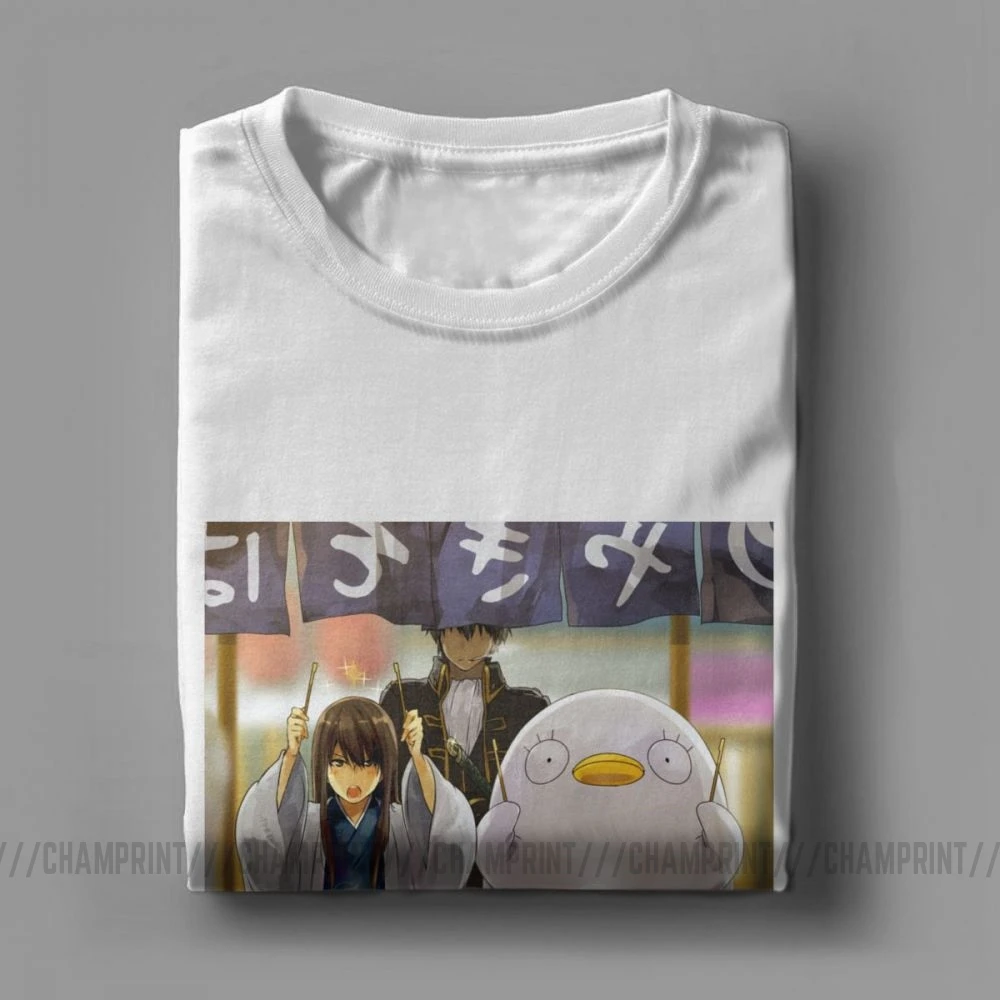 Мужская футболка Gintama Itadakimaaasu уникальные футболки с рисунком катасуры Элизабет