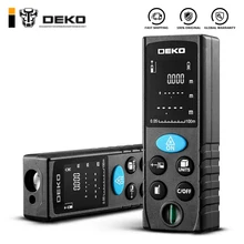 Ручной лазерный дальномер DEKO LRD110, 40 м, 60 м, 80 м, 100 м, мини лазерный дальномер, лазерный дальномер, дальномер, измеритель диастиметра