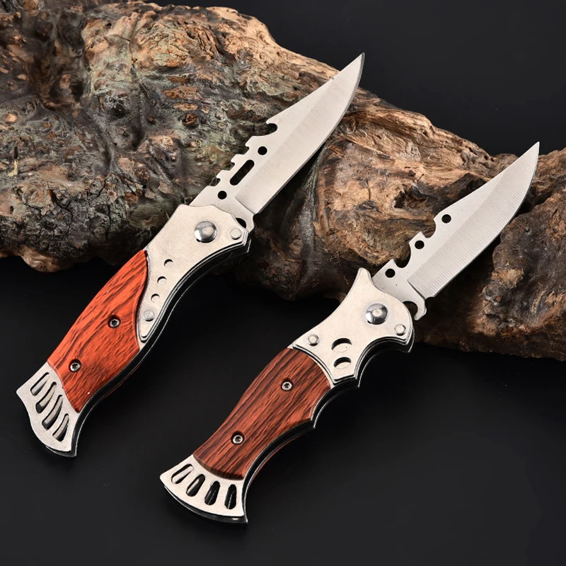 

16CM Tactical Damascus Steel Pocket Folding Knife 8CR15MOV Blade Combat Knifes Rescue Knives for Hunting Camping Survival Knife