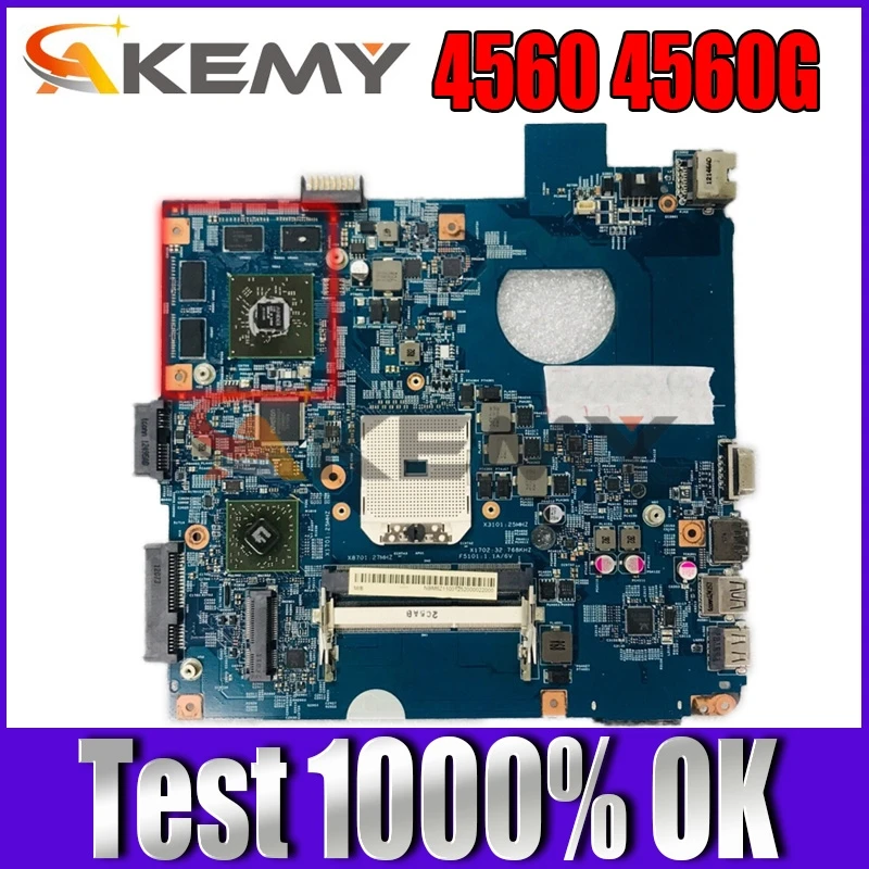 

Akemy For Acer aspire 4560 4560G Laptop motherboard Socket S1 DDR3 EA40-CM MB 48.4L904.01M NBM6Z11001 NB.M6Z11.001