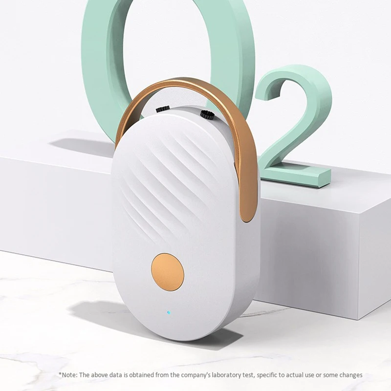 

Personal Air Purifier Necklace,Wearable USB Portable Mini Air Purifier,USB Air Cleaner Negative Ion Generator 2pcs