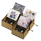 Хит продаж, деревянная музыкальная шкатулка с ручным приводом в мир Юрского периода, Neverland Emma, Норман, тематическое украшение для дома, подарок на день Святого Валентина и Рождество