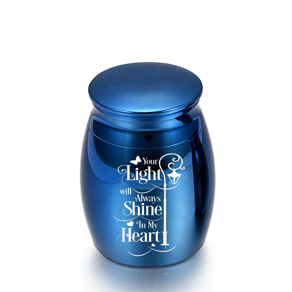 

Баночка для кремации, фонарь для улицы с узором в виде золы, урна из алюминиевого сплава-светильник всегда будет светиться в моем сердце