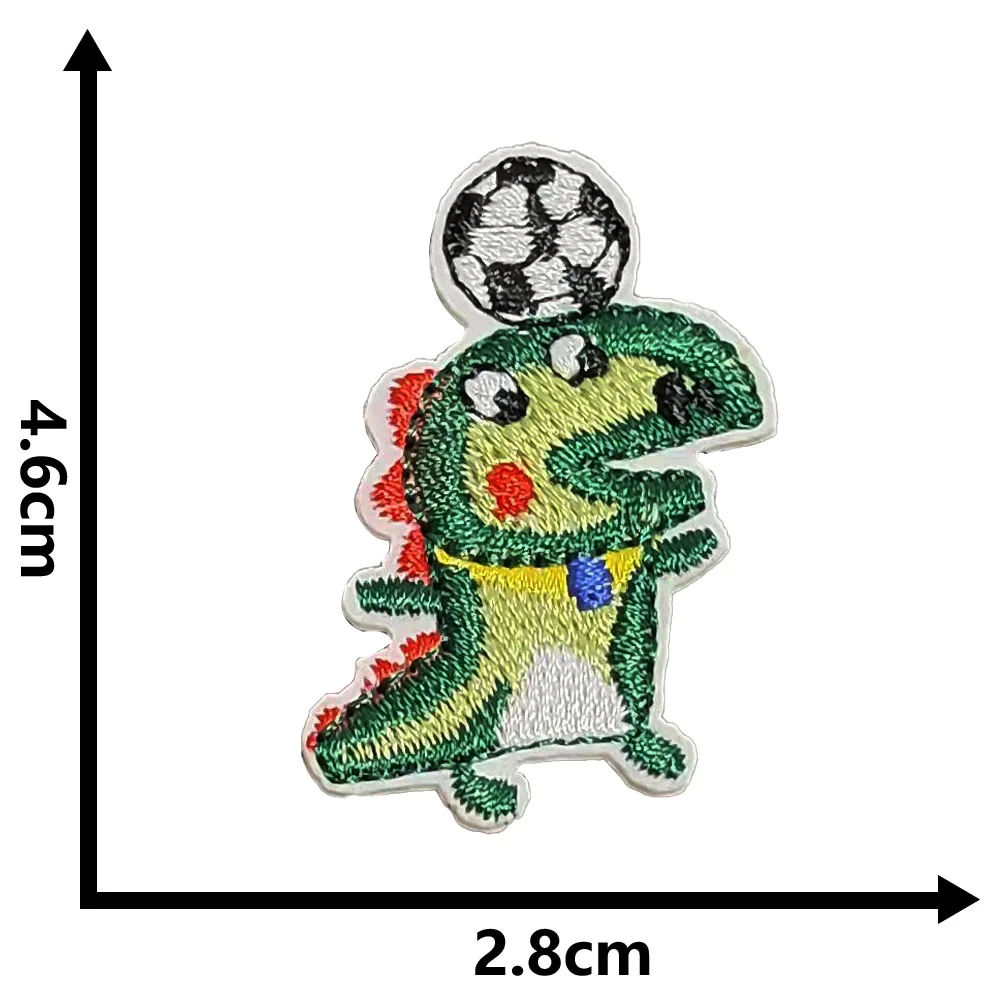 1 шт. Лев Петух Динозавр Слон вышивка латки для ремонта сумки, куртки, джинсов, картинки с мультфильмами, накрепляемые утюгом, клей-стикер на одежде.