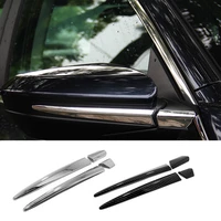 for honda civic 10th 2016 17 18 abs chrome carbon car rearview mirror decoration strip cover protector accessories car styling