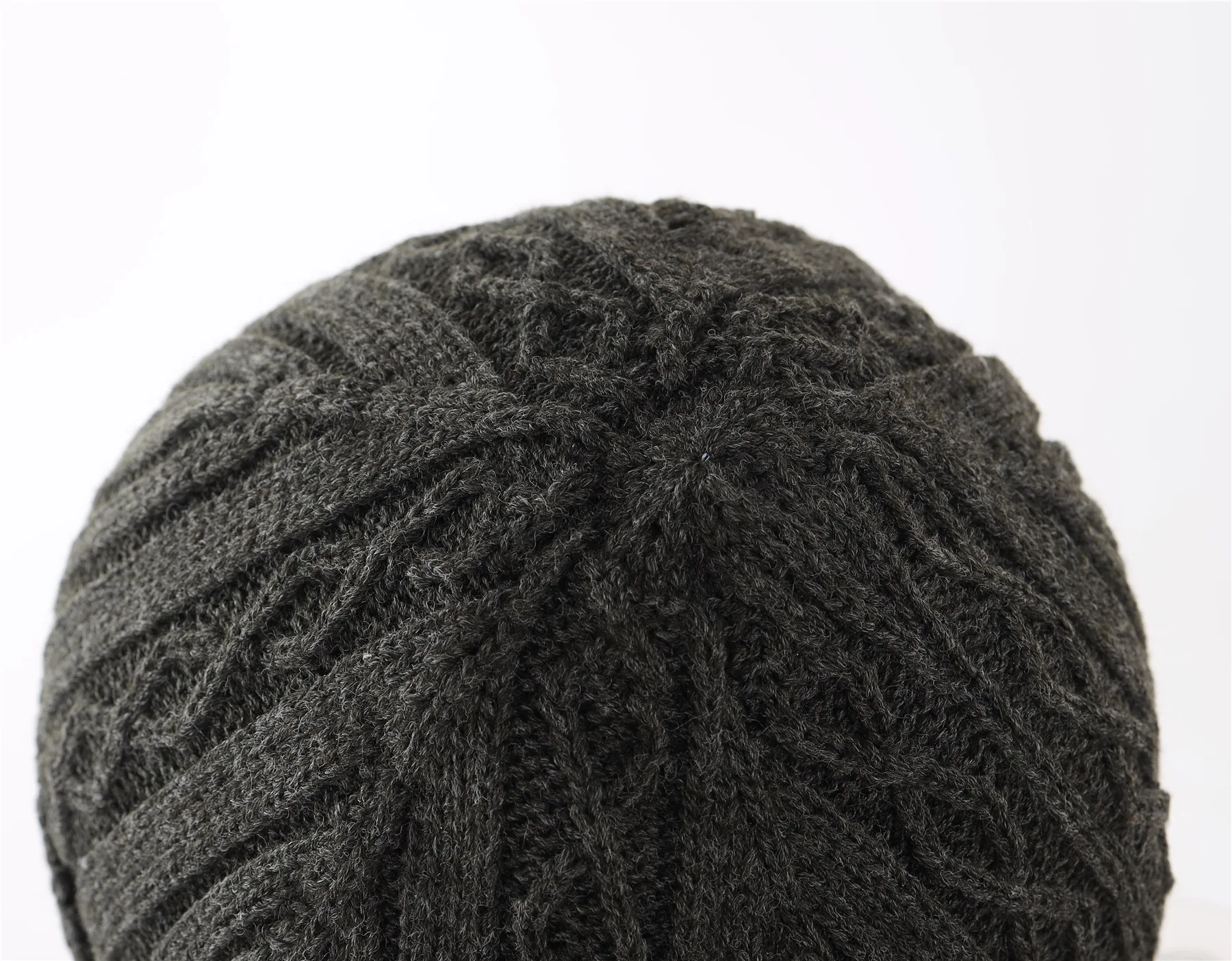 Мужская зимняя шапка Connect Tyle плотная Вязаная Шапка-бини с акриловым кабелем