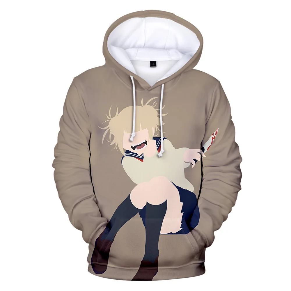 Аниме My Hero Academy химико Тога JK Косплей Костюм с 3D принтом Boku No Hero Academy забавная Толстовка для мужчин и женщин Повседневная Толстовка