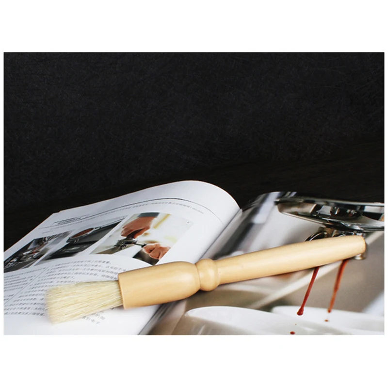 売る 木製ハンドル付きコーヒーブラシ,家庭用バーのクリーニングツール