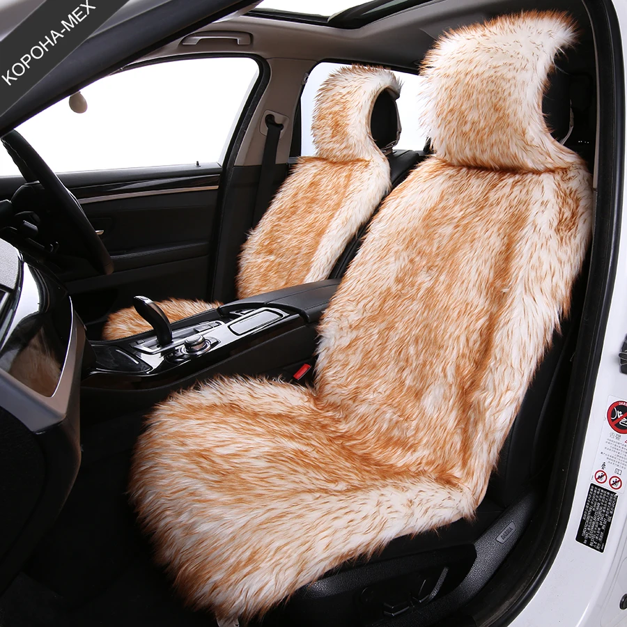 

car seat covers seat cover car cover Winter Plush Square Pad Thickening Universal Plush Wool Cushion Seat Protector for car