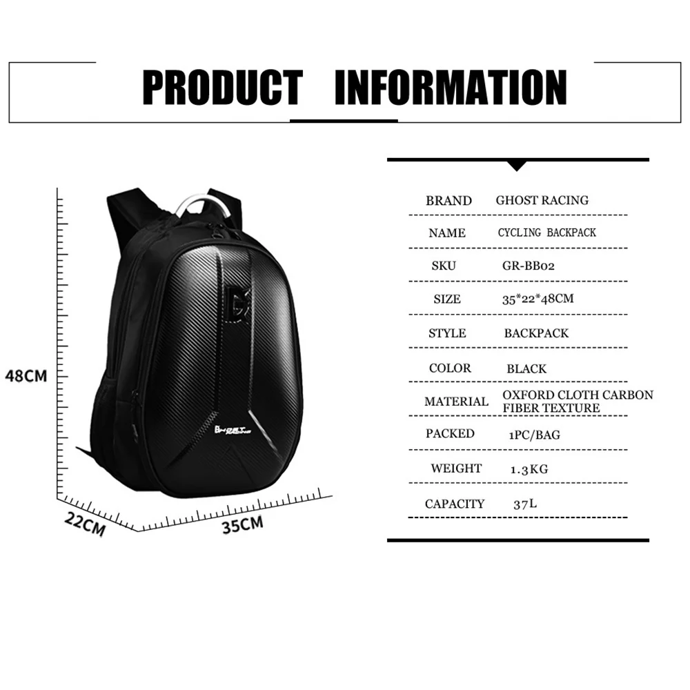 Водонепроницаемая сумка рюкзак для мотоцикла дорожная инструментов Мужская