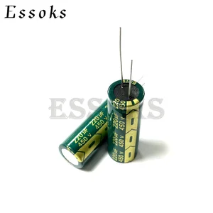 2pcs Electrolytic Capacitor 450V220UF 450V 220UF 18X50 mm High Frequency Low ESR Aluminum Capacitors
