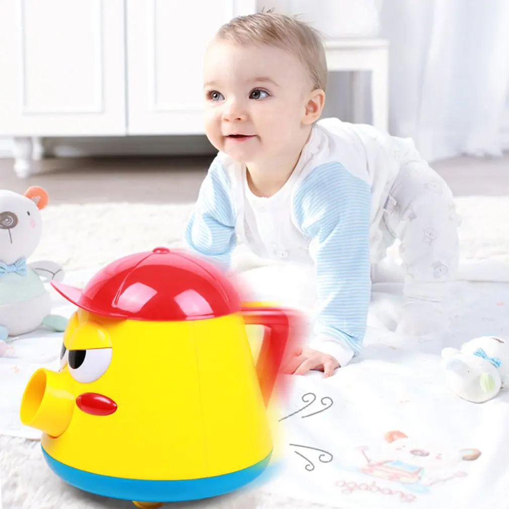 

Universal Electric Bubble Launcher Toy Trolley Vacuum Cleaner With Bell Parent-Child Interaction Toy For Children