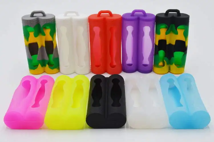 

1PCS YUHETEC Silicone Protective Case for 2*18650 Battery