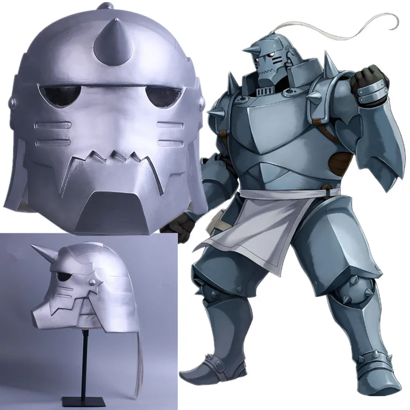 

Fullmetal Alchemist Alphonse Elric Cosplay Radiation PVC Mask Power Armour Helmet Masks Halloween Masquerade Carnival Costume