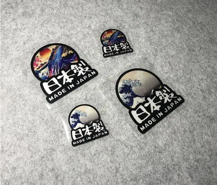 Большая волна канагава Сделано в Японии виниловые наклейки на машину мотоцикл