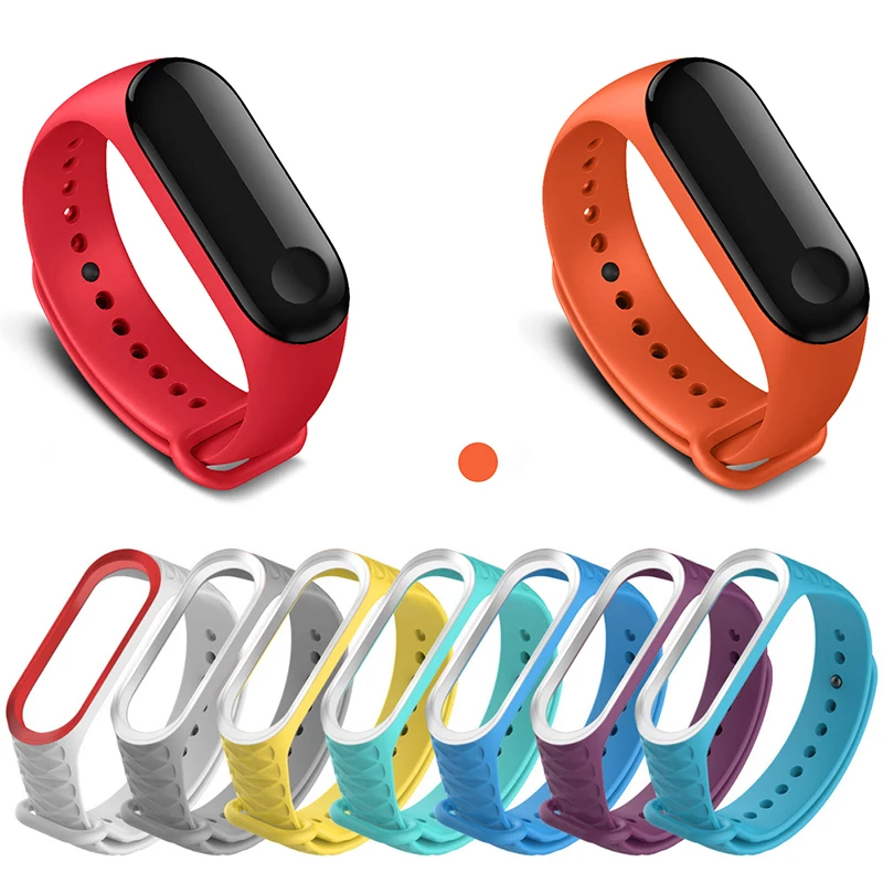 

For Xiaomi Mi Band 4 3 Band Soft Colorful Strap Wristband Replacement Smart Sport Watch Wrist Band Bracelet Miband 4 3 Strap