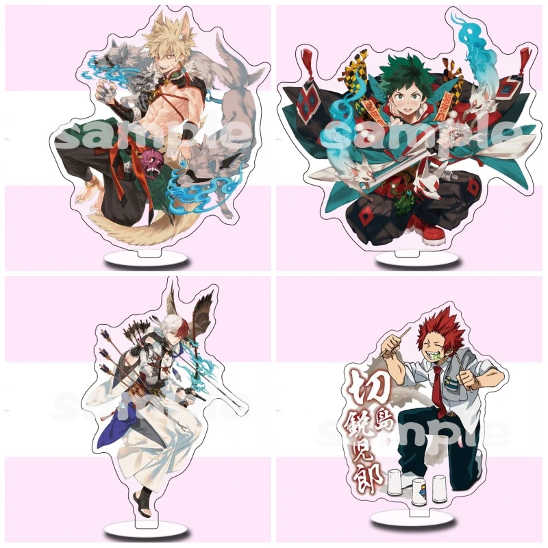 My Hero Academia Boku no Todoroki Shoto Izuku акриловые фигурки подставка карточные игрушки