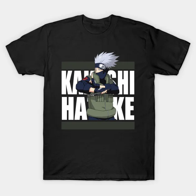 Мужская футболка Какаши Хатаке Наруто Shippuden (2) Футболка женская футболка|Мужские