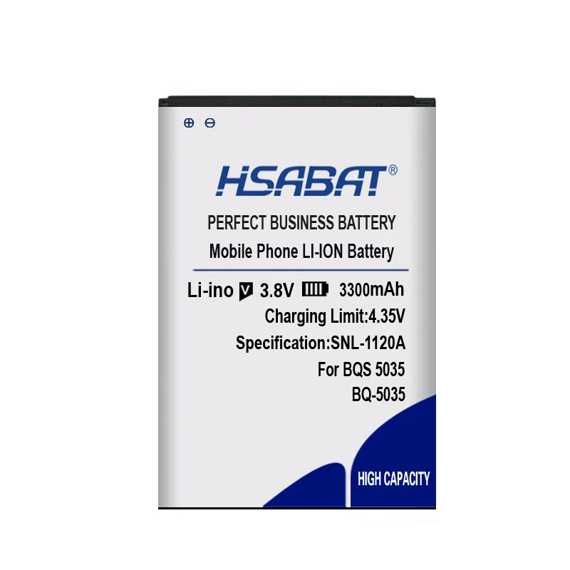 HSABAT Топ бренд Новинка 3300 мАч батарея для BQ BQS 5035 BQ-5035 бархат в пределах номера отслеживания