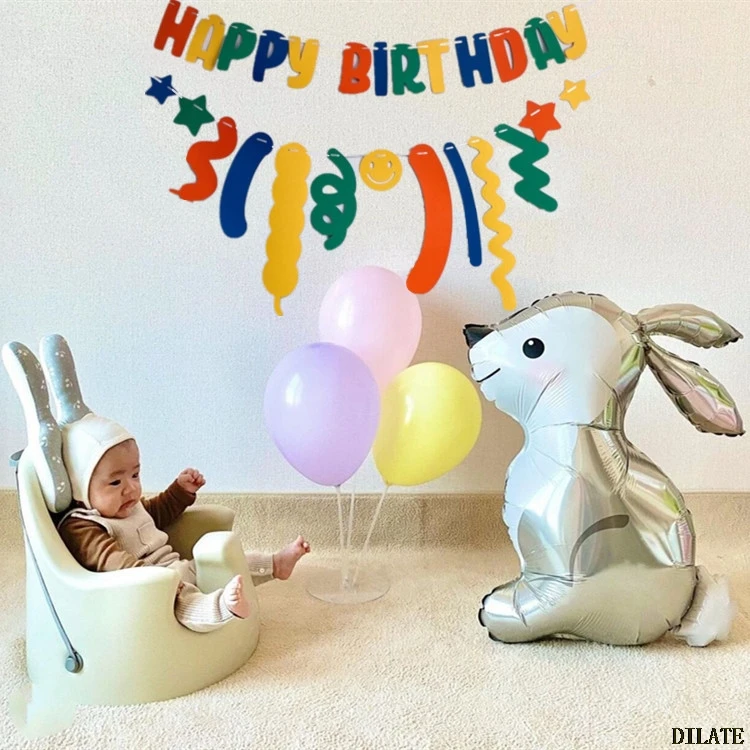 Настенный декор с надписью на день рождения милый рулон детское творческое