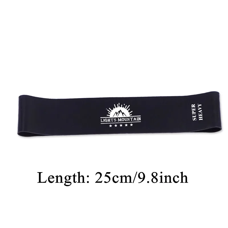Black-25cm Фитнес резинки резинки для фитнеса резинка для фитнеса резинки для спорта фитнес резинка резинка для спорта фитнесс резинки спортивные резинки экспандер фитнес для спорта 1,45 мм-0,45 мм Эспандеры 6 цветов - Цвет: Black-25cm