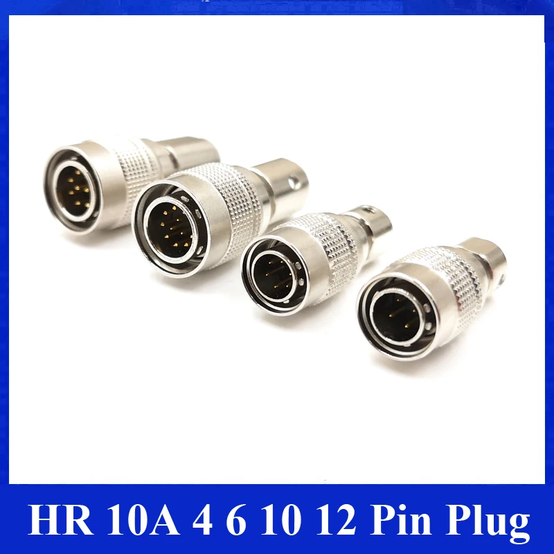 Разъем HIROSE HR 10A 4 6 10 12 контактный штекер ZOOM F8 CCD Basler GIGE штепсельная Вилка для камеры