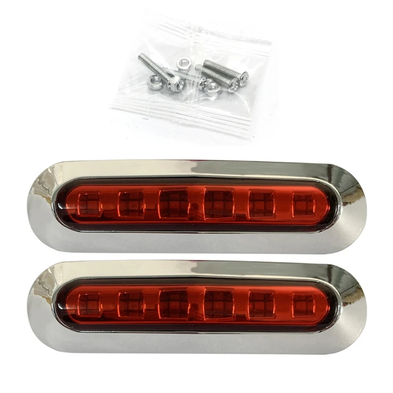 1 пара 6 светодиодный грузовик светильник автомобильный прицеп Светодиодный