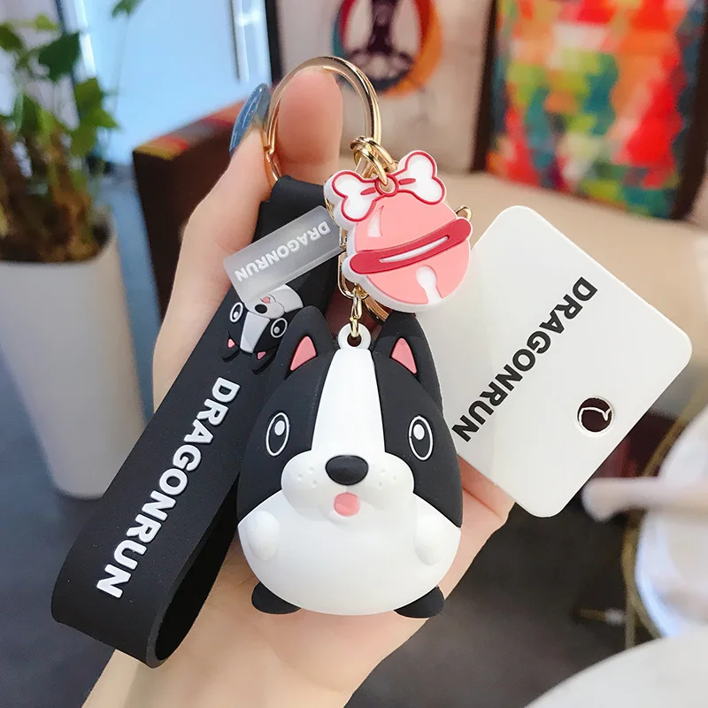 

Anime Forest Pup Student Backpack Silicone Key Chains Fashion Children's Toys Accessories Keyring Cute Menwomen's Gifts Keychain