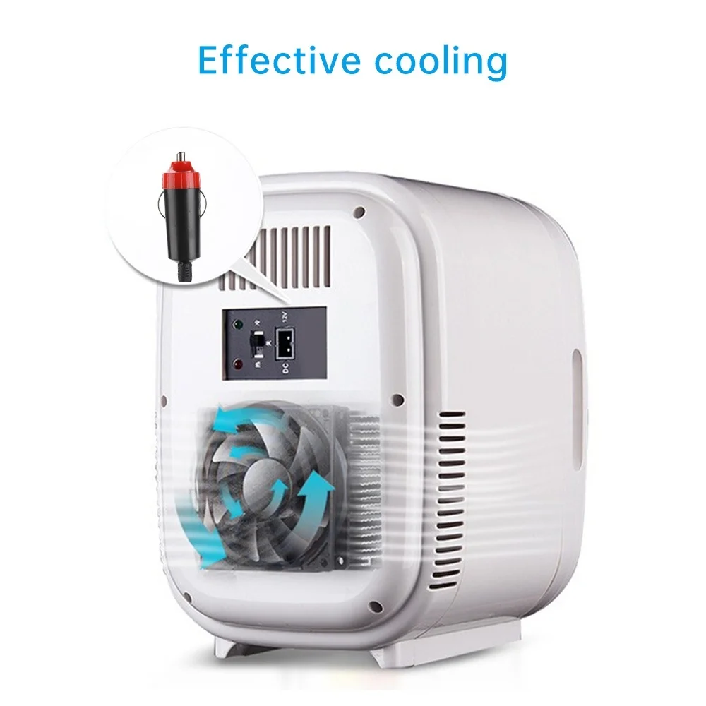 Портативный мини холодильник для автомобиля дома пикника Нагреватель