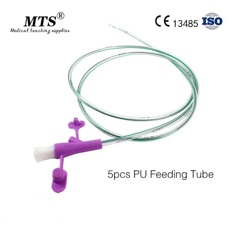5 шт./лот медицинская трубка из полиуретана для кормления Fr16 многофункциональный