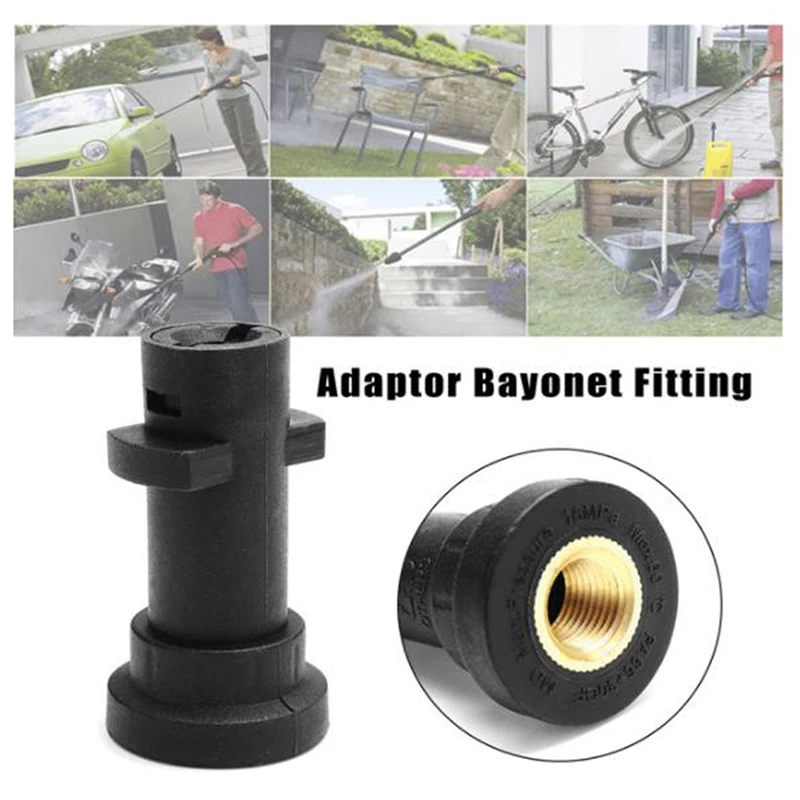 

New Automotive High Pressure Cleaning-Gun Foam Nozzle Quick Adapter For Karcher K
