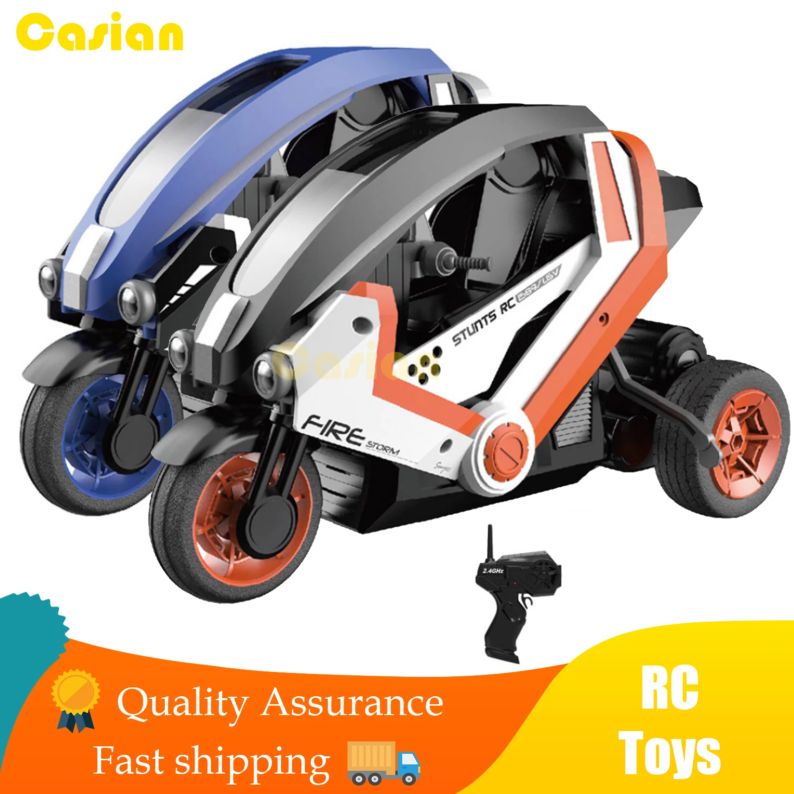 

1:8 2.4G RC Stunt Motorcycle Electric Machine On Remote Control Car Moto High-speed Racing Drift Vehicle Children's Toy Kid Gift