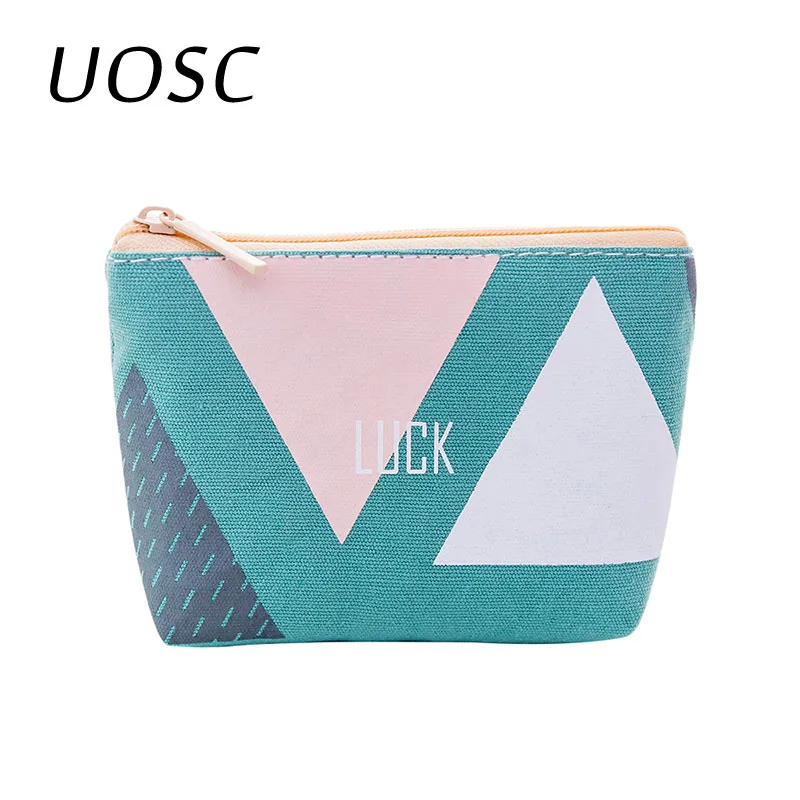 Винтажный Классический холщовый кошелек UOSC с геометрическим рисунком для женщин