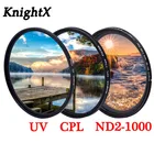 Поляризационный фильтр KnightX FLD UV CPL для объектива камеры canon d5300 500d 400d sony nikon 52 мм 58 мм 67 мм