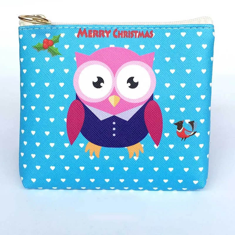 20 New Cute Flamingos Ethnic Style Grils Coin Purse Children PU Leather Zip Change Purse Women Wallet Animal Key Card Bag Kids Gift - Цвет: 20