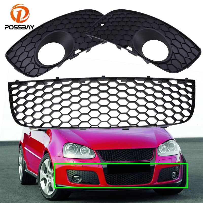 Автомобильные противотуманные фары POSSBAY 1 комплект передний бампер Центральная