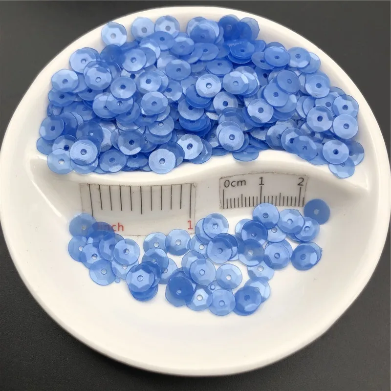 6mm Cup Round Dull Matt PVC Loose Sequin Paillette Sewing Craft For Wedding Decoration Garment Dress Shoe Caps DIY Wholesale | Дом и сад