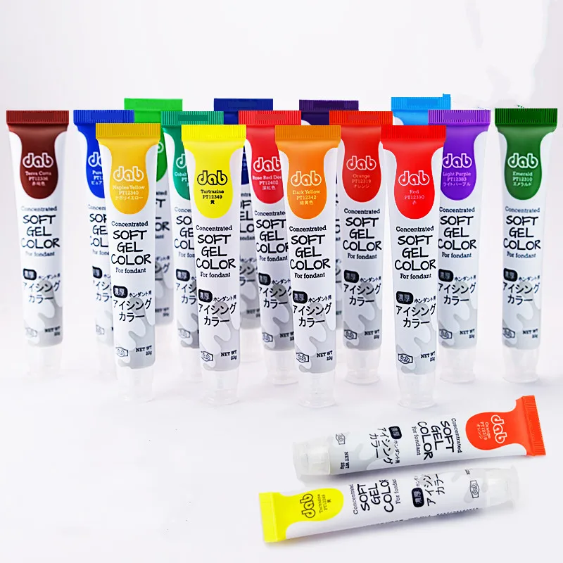 Помадка пищевой крем-краситель матовое украшение краситель 22 г инструменты для