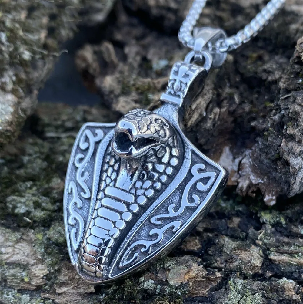 

Mens Cool Fashion Stainless Steel Punk Knife Dagger Pendant Necklace