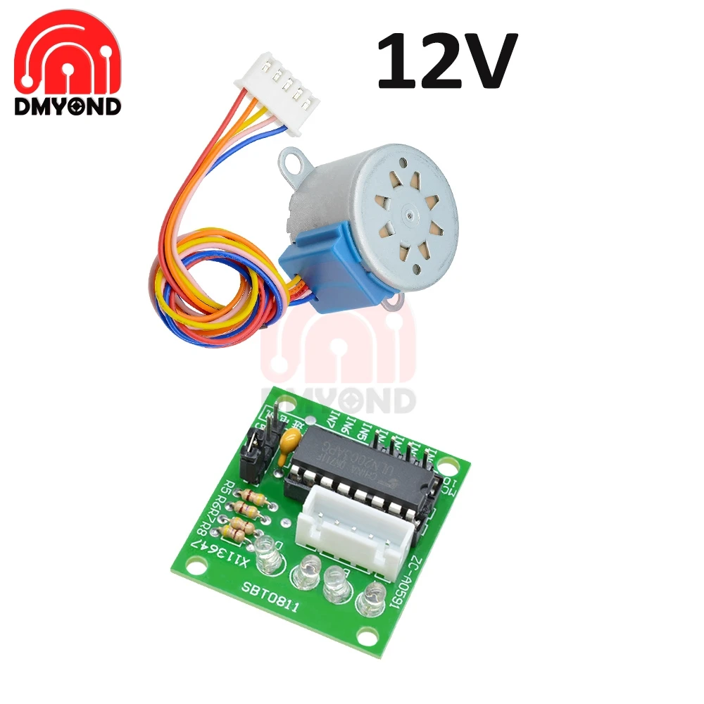Партиями по 5 комплектов умная электроника 28BYJ-48 5V 12V 4 фаза DC уменьшения Шестерни
