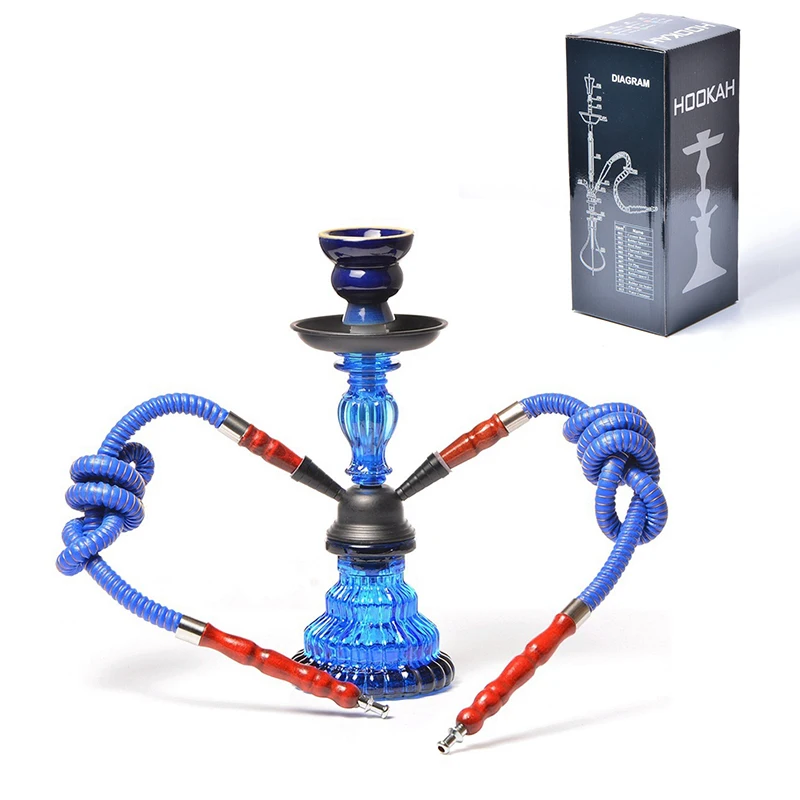 

Smoking Shisha Hookah Set Nargile Sheesha Chicha with Narguile Hose Bowl Charcoal Tray Water Pipe Cachimbas Shisha Accessories