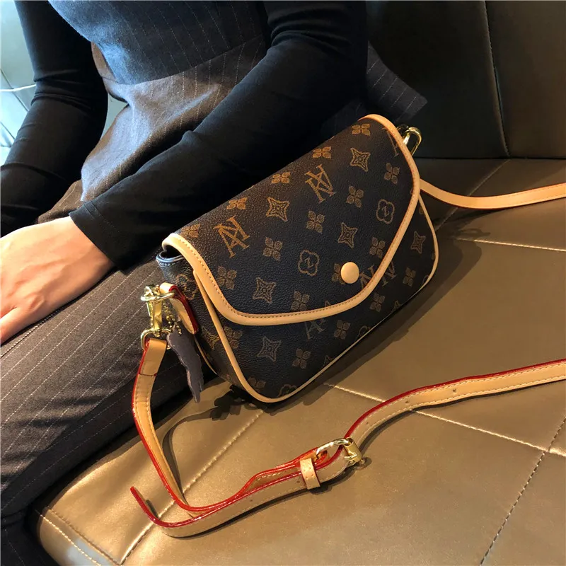 

Сумки из натуральной кожи, новинка 2021, модная сумка-мессенджер через плечо с принтом, кошельки и сумки, роскошный дизайн Gg