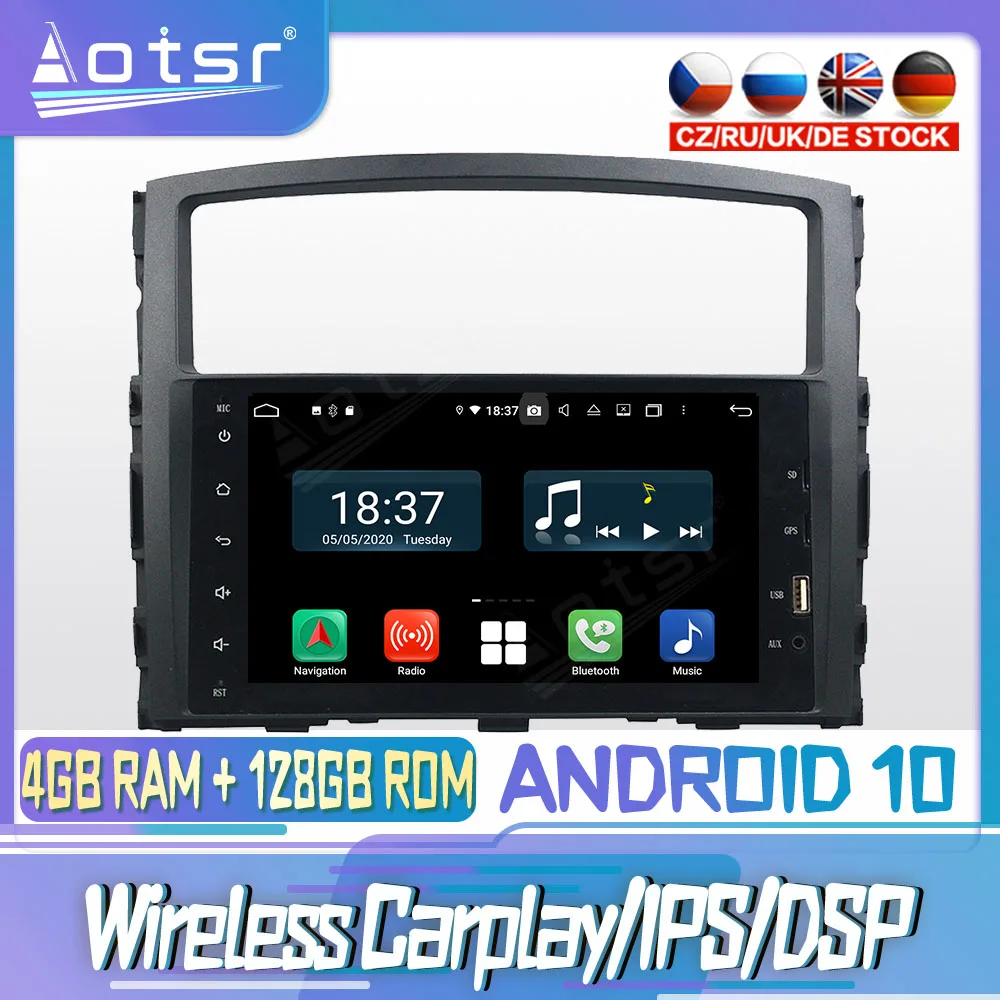

Android 10 PX6 128G For MITSUBISHI PAJERO 2006 - 2012 DVD GPS Navigation Auto Radio Stereo Video Multimedia Player HeadUnit 2din