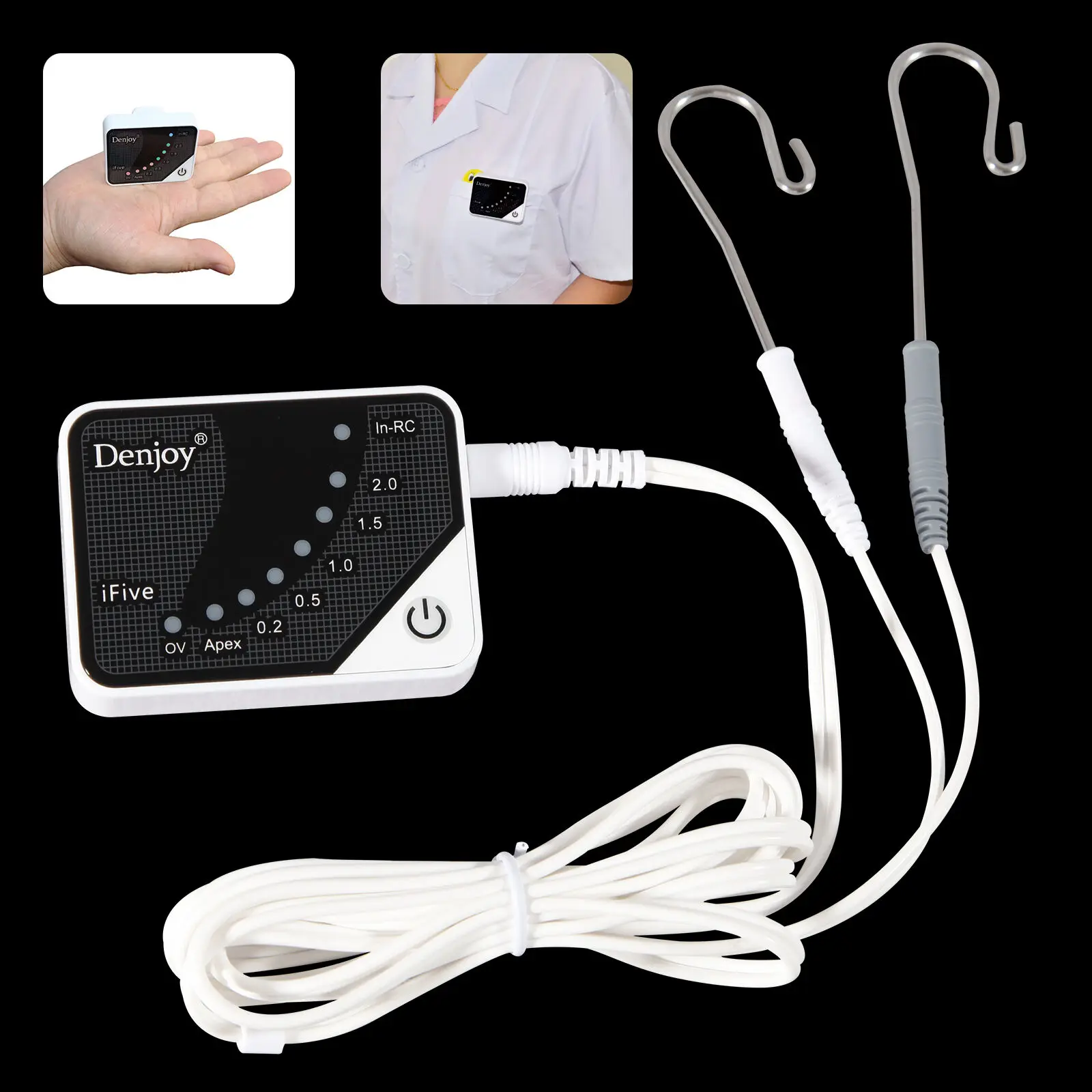 Dental Peep Эндодонтический локатор вершины искатель корневого канала Portable Fit DTE WOODPEX