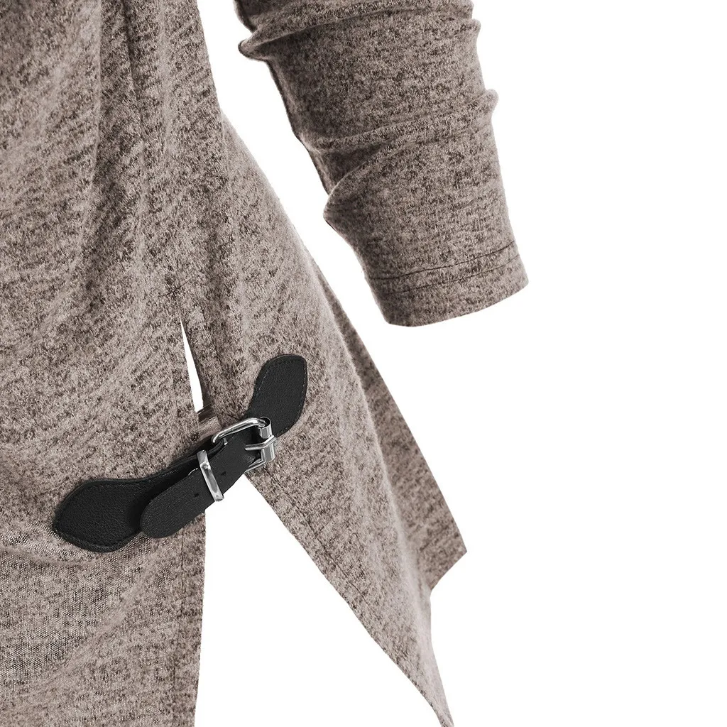 Женская блузка женская одежда осень 2020 однотонная с высоким воротником и длинным