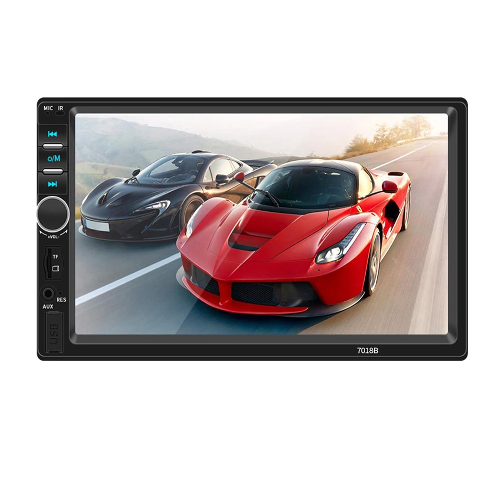 Автомагнитола 2 Din HD сенсорный экран 7 дюймов стерео Bluetooth FM ISO мощность Aux вход MP5 SD