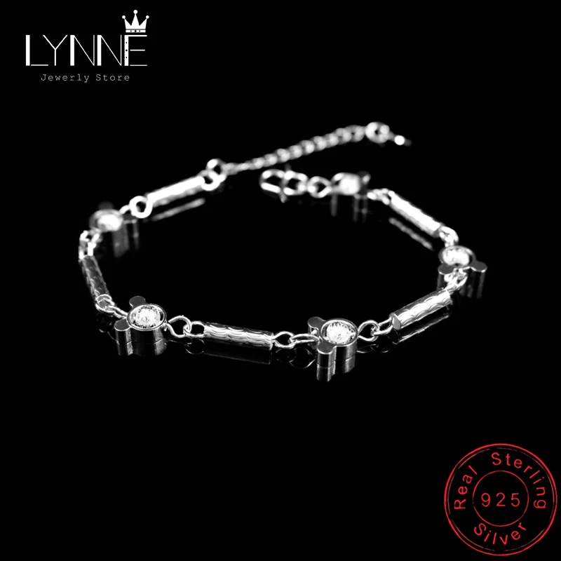 Женский браслет из серебра 925 пробы с круглыми цепочками Микки Мауса | Украшения и